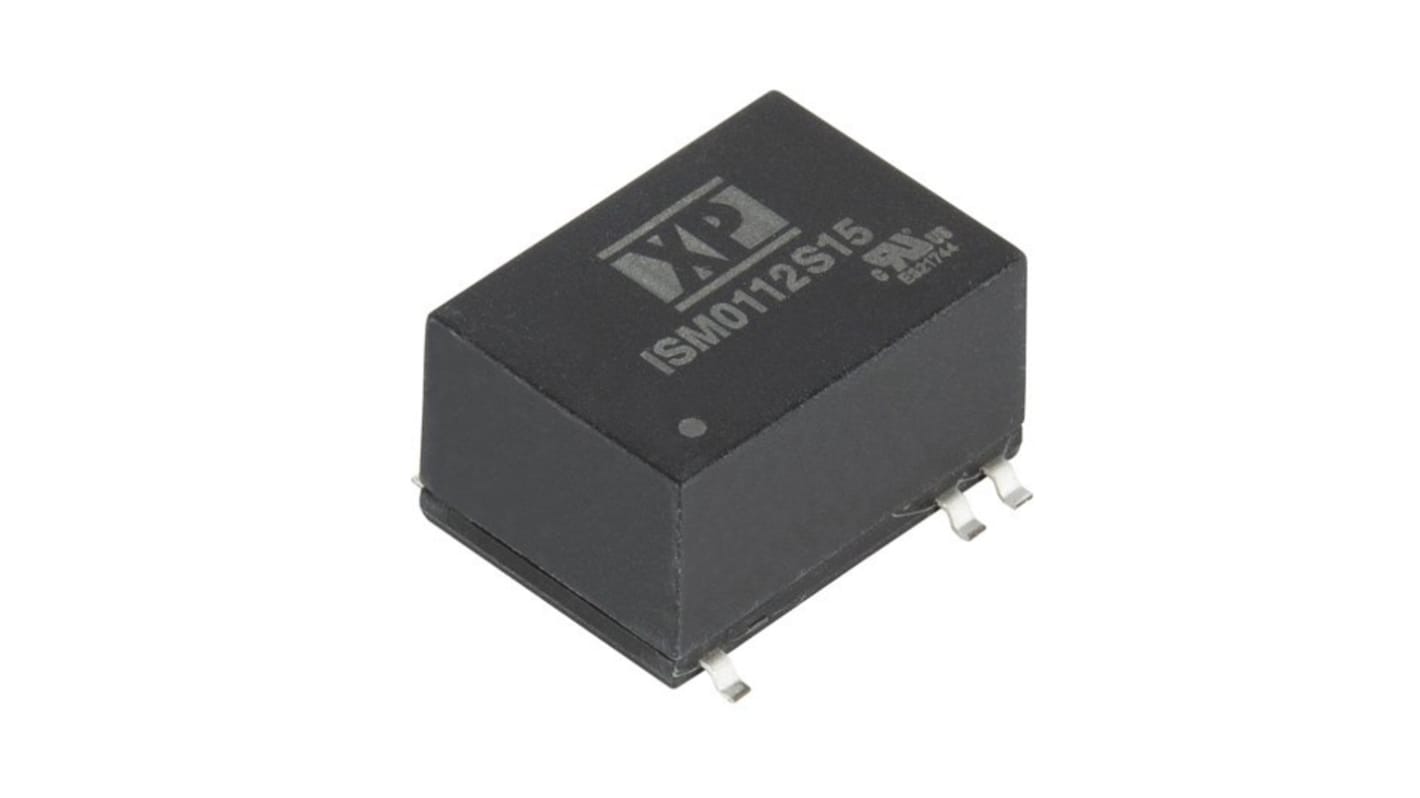 XP Power ISM01 DC-DC Converter, 5V dc/ 200mA Output, 4.5 → 5.5 V dc Input, 1W, Surface Mount, +95°C Max Temp