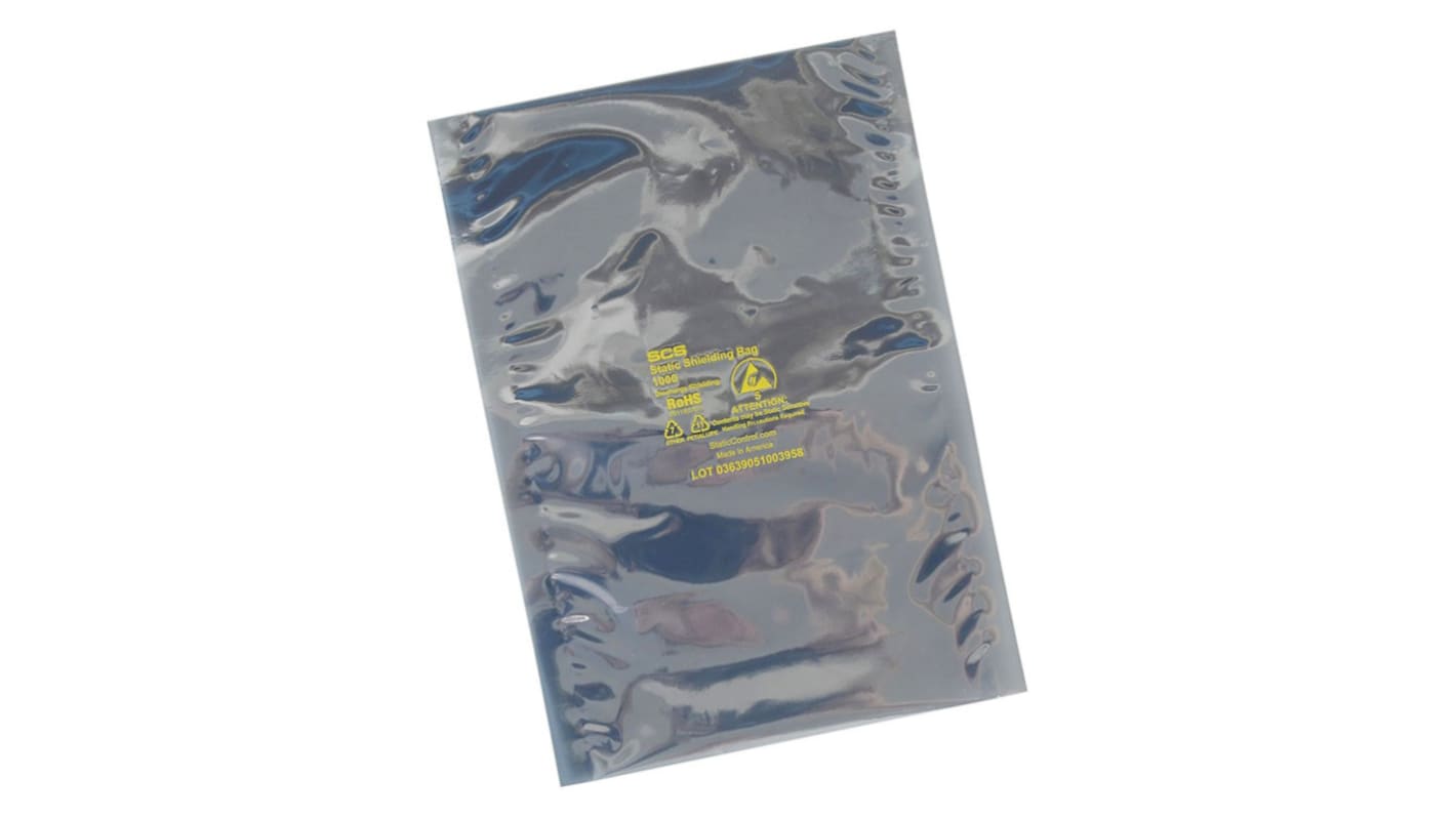 SCS 静電気防止袋 上部開口, 254mm x 356mm