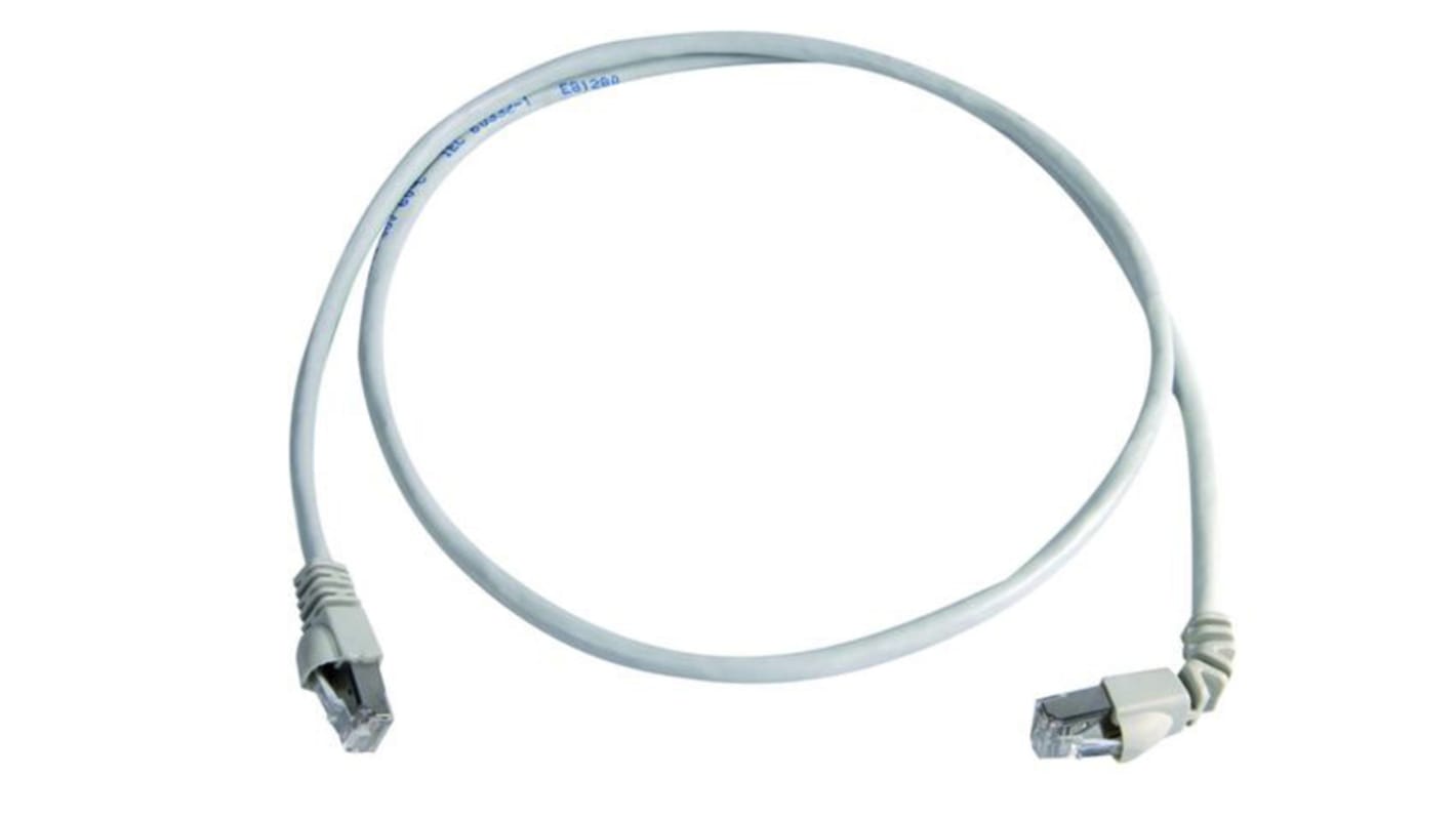 Kabel Ethernet Cat6a długość 0.5m Z zakończeniem Telegartner LSZH