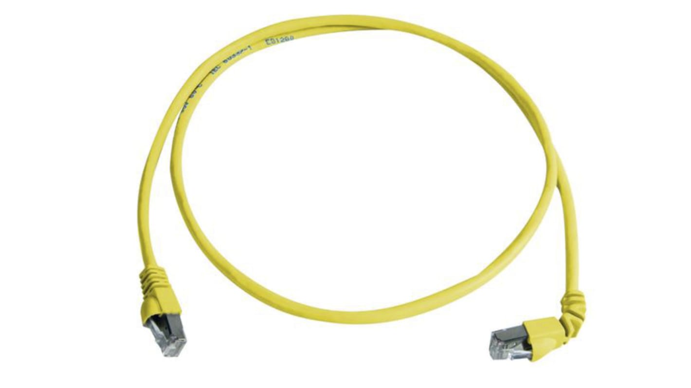 Kabel Ethernet Cat6a długość 0.5m Z zakończeniem Telegartner LSZH