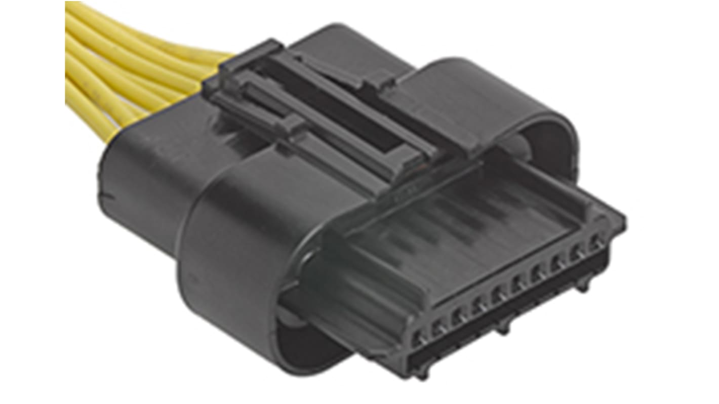 Molex, Squba Female Crimp Connector Housing, 1.8mm Pitch, 10 Way, 1 Row