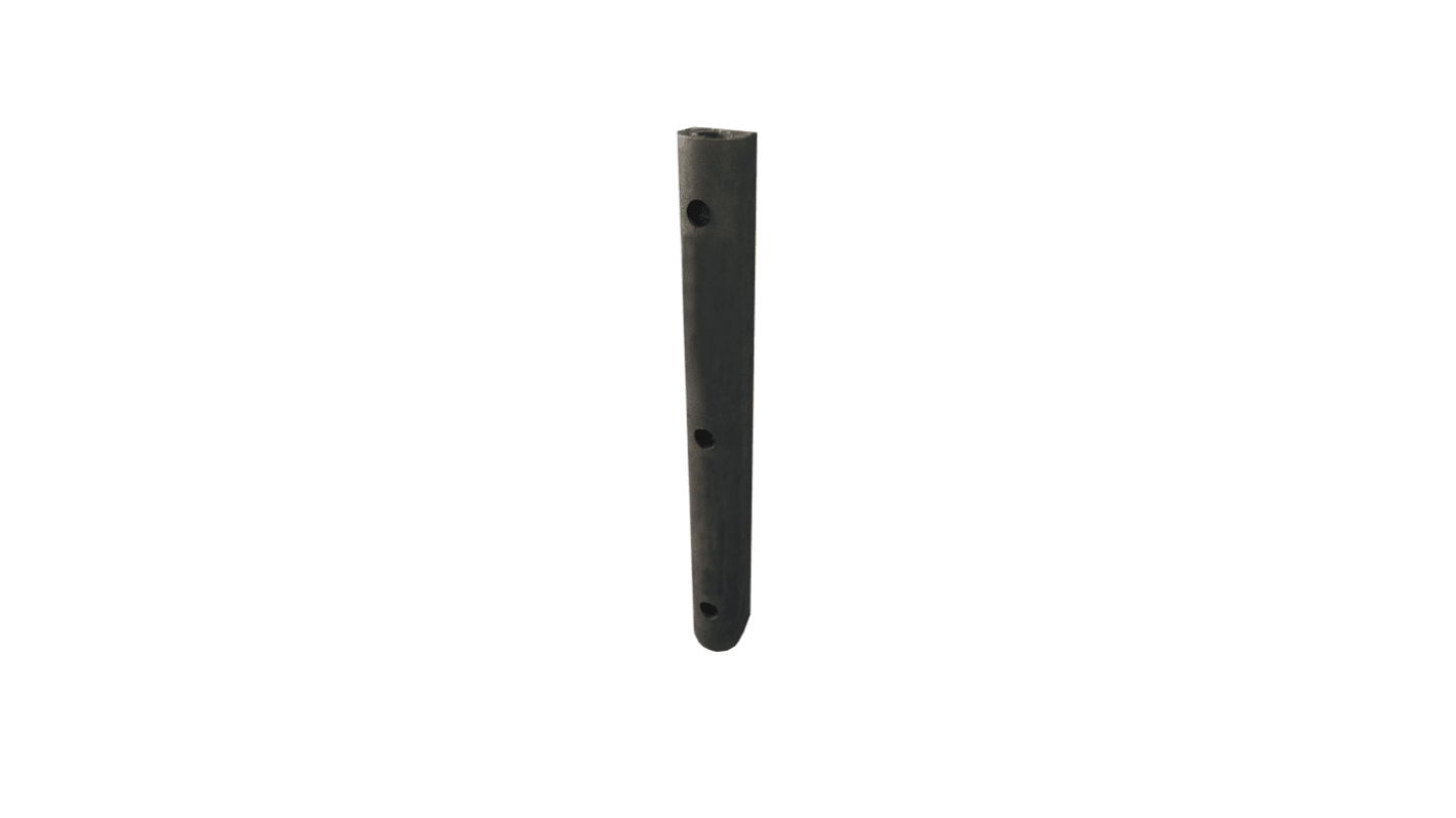 RS PRO Gummi Stoßschutz für den Einsatz auf Dock Stoßdämpfer, 100mm x 100 mm x 1000mm, Schwarz