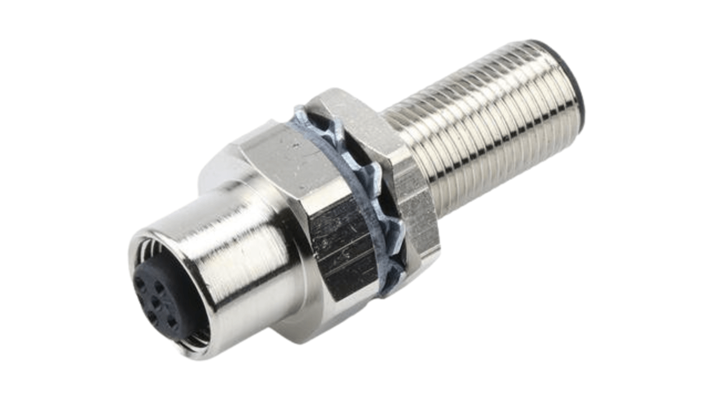 Molex Circular Connector, 5 Contacts, Cable Mount, M12 Connector, Plug and Socket, Male and Female Contacts, IP67,