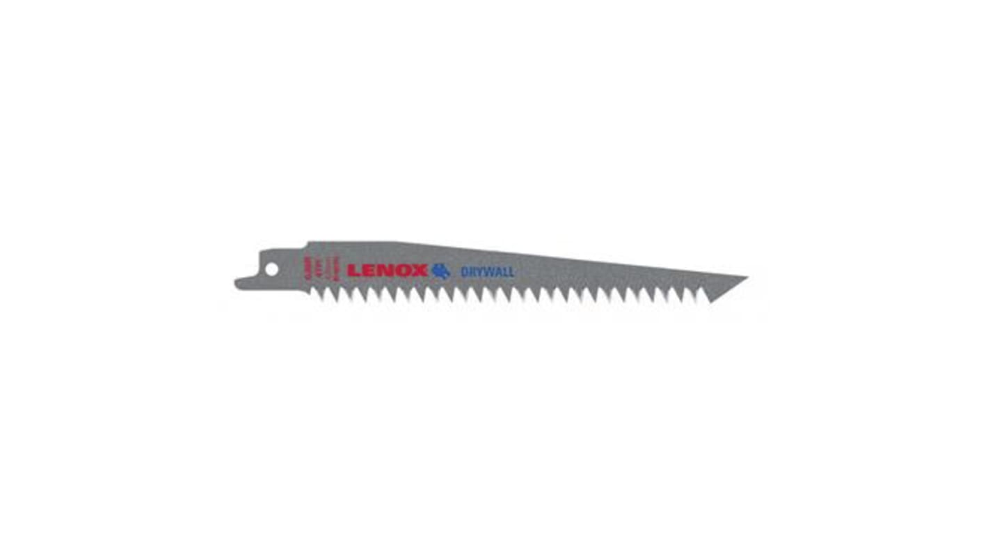 Lenox, 6 Teeth Per Inch 152mm Cutting Length Reciprocating Saw Blade, Pack of 1