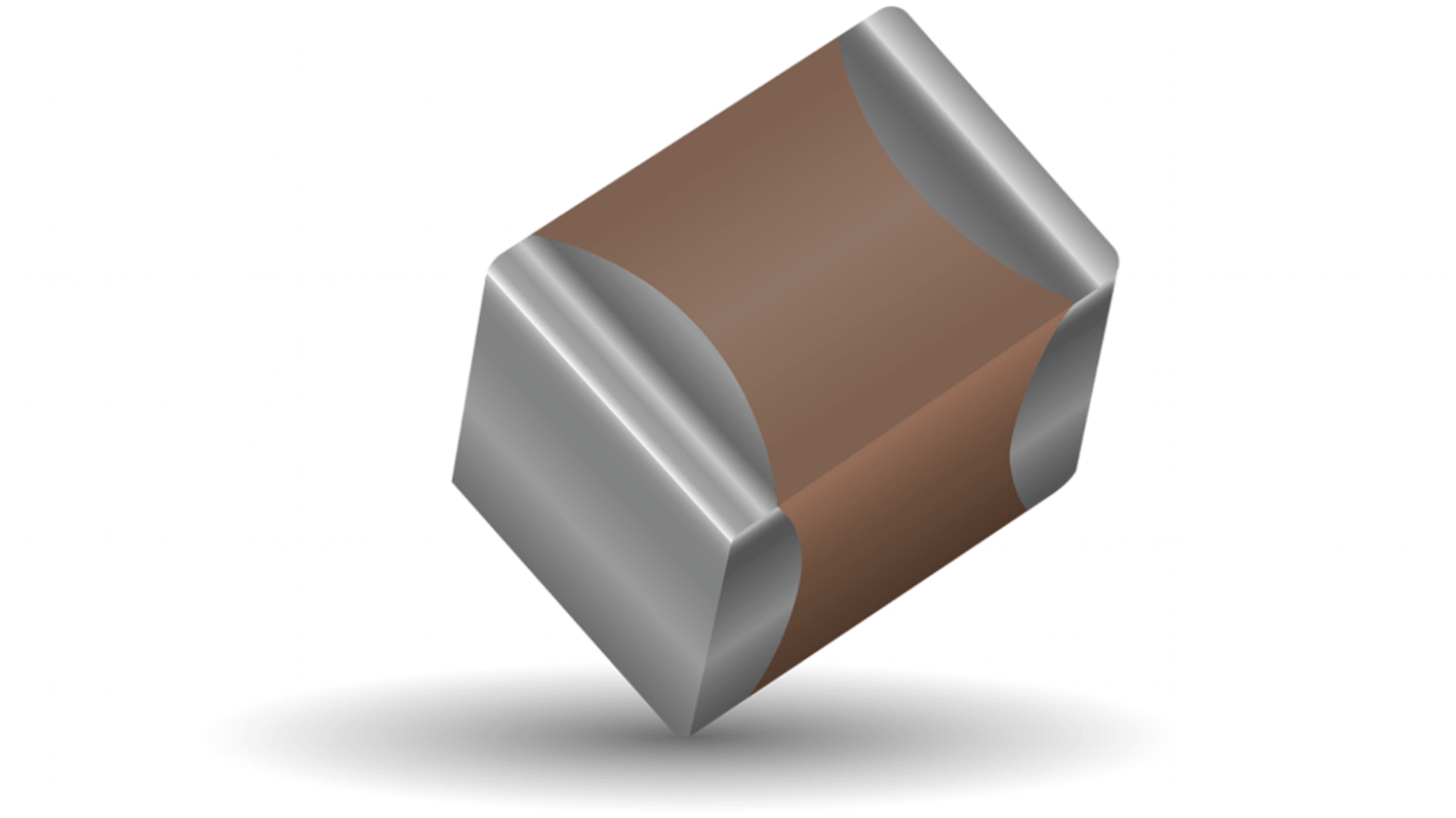 Condensatore ceramico multistrato MLCC, AEC-Q200, 1206 (3216M), 10nF, ±5%, 25V cc, SMD, C0G