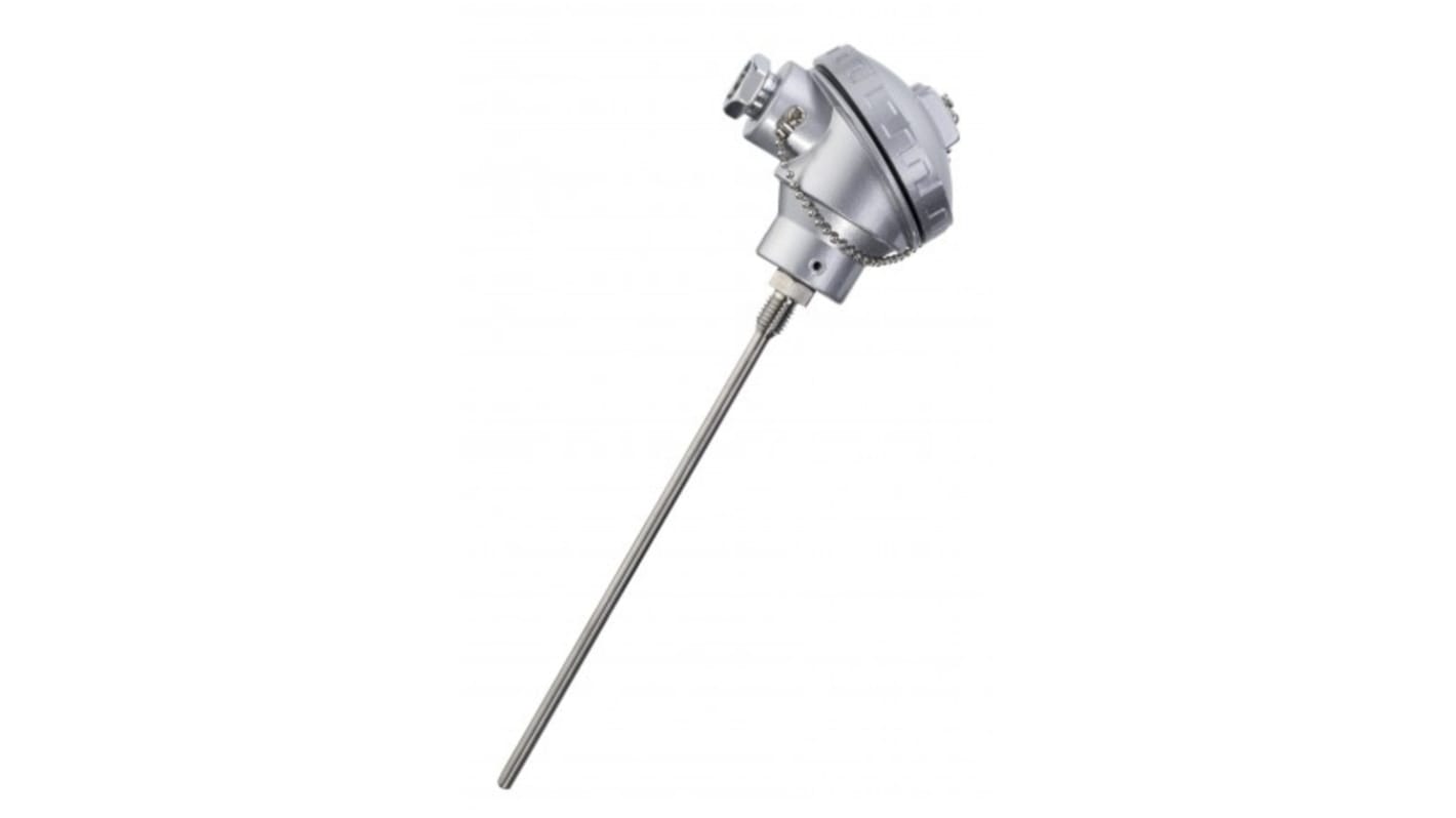 RS PRO Type K Thermocouple 400mm Length, 6mm Diameter → +1350°C