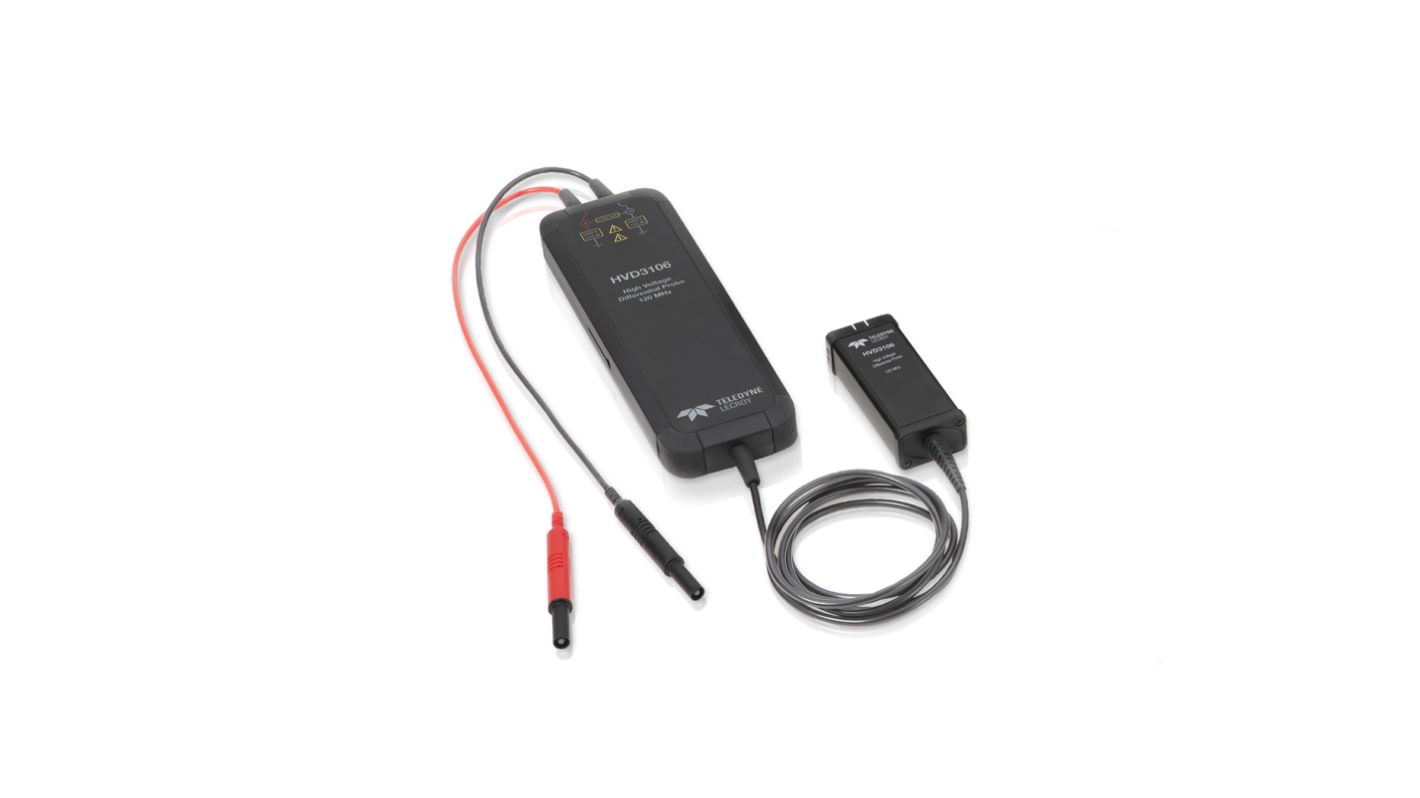 Teledyne LeCroy HVD3000A Series HVD3106A-NOACC Oscilloscope Probe, Differential Type, 120MHz, 1:50, 1:500