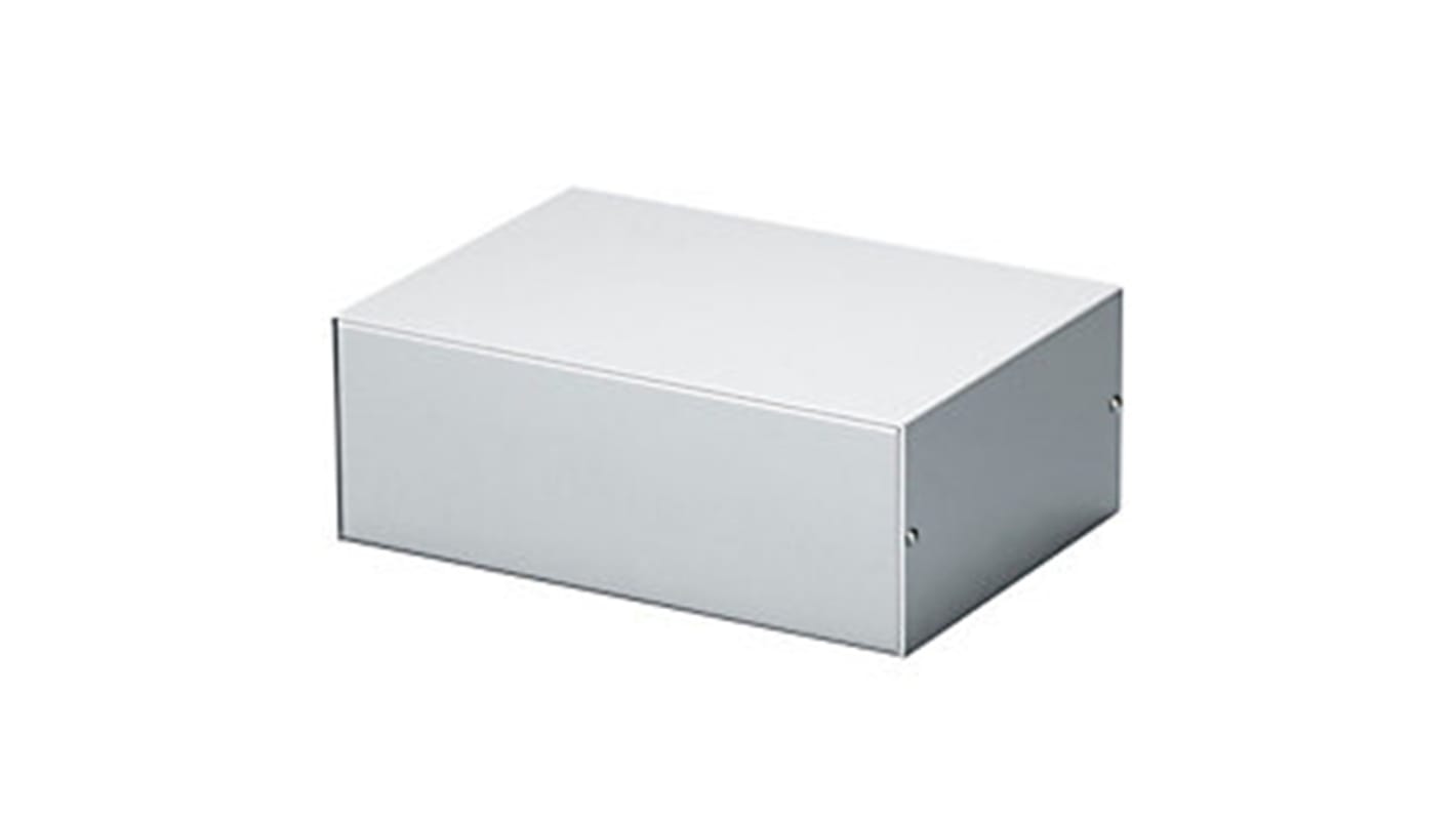 Takachi Electric Industrial MB Series Silver Aluminium Enclosure, Silver Lid, 110 x 80 x 25mm