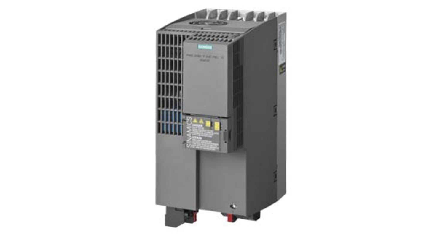 Siemens Inverter Drive, 11 kW, 15 kW, 3 Phase, 400 V ac, 36.4 A, 40.6 A, SINAMICS G120C Series