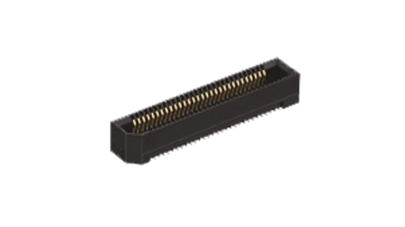 Gniazdo PCB 10 -pinowe 2 -rzędowe raster: 0.8mm typu płytka – płytka Proste SMD