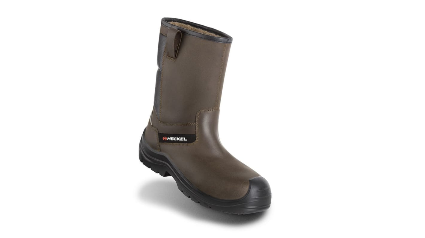 Stivaletti antinfortunistici S3 uvex da Uomo tg. 37, col. Marrone , resistenti all'acqua, con puntale di sicurezza