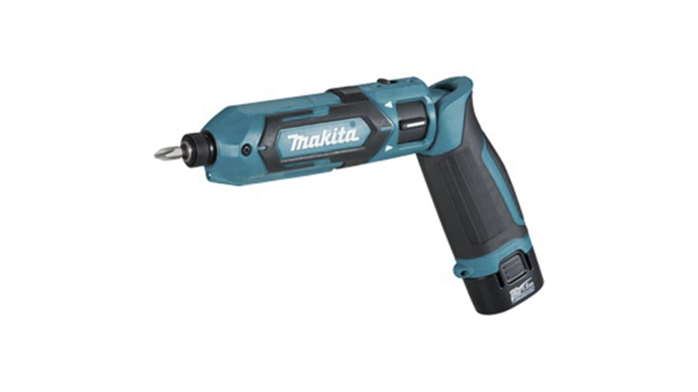 Atornillador eléctrico a batería Makita TD022DSE-UK de 7.2V, 1.5Ah,  con conector inglés