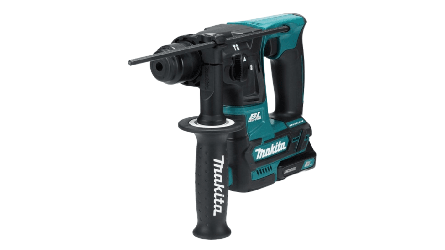 Trapano a martello Cordless Makita HR166DSMJ, 12V, 0 → 680giri/min, Tipo G - British a 3 pin