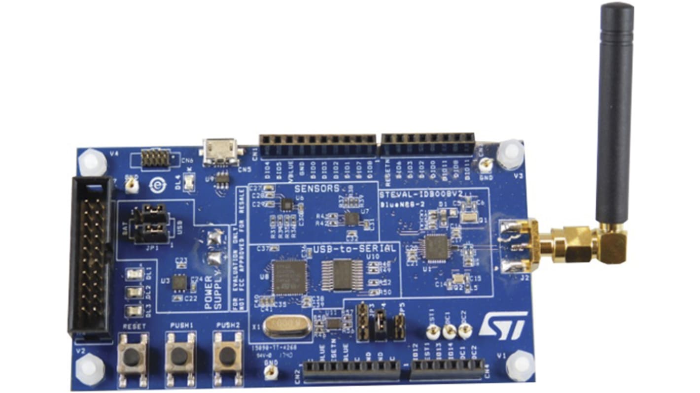 STMicroelectronics Evaluation Platform Based on the BlueNRG-2 STEVAL-IDB008V2 Bluetooth Evaluation Kit for BlueNRG-2