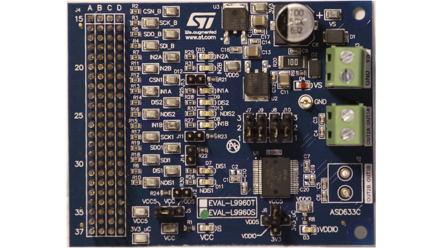 STマイクロ,  開発キット, 開発ボード, ハーフブリッジドライバ, SPC560P-DISP 用, EVAL-L9960
