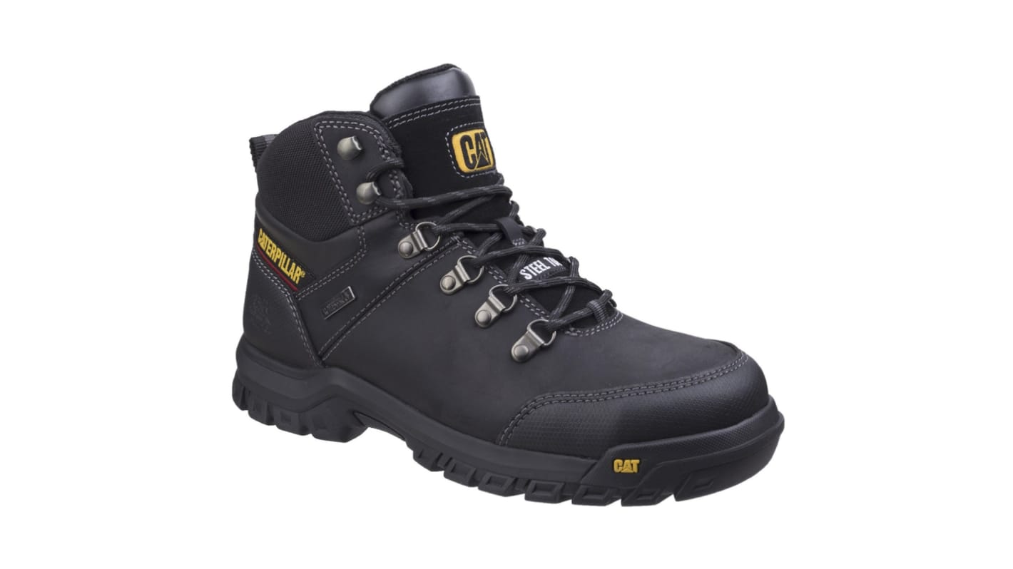 Caterpillar Framework Black Steel Toe Capped Safety Boots, UK 6, EU 39