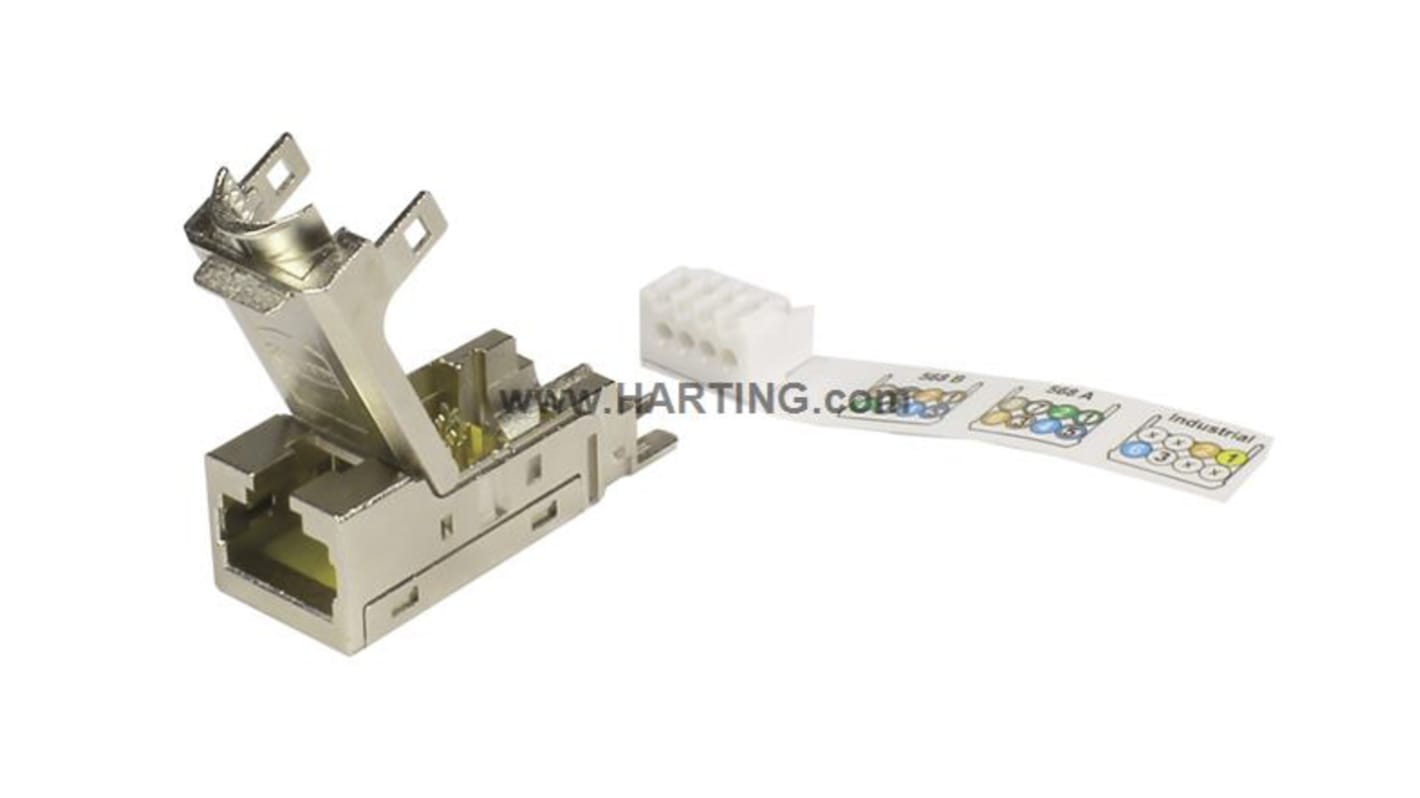 HARTING Jack, 8 Way, Female, HARTING RJ Industrial, Cable Mount