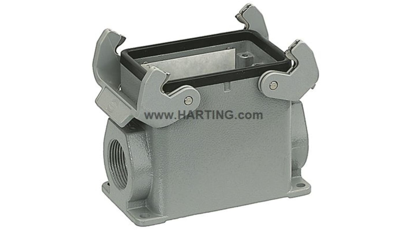 HARTING Han A Heavy Duty Power Connector Hood, M32 x 2 Thread, Side Entry