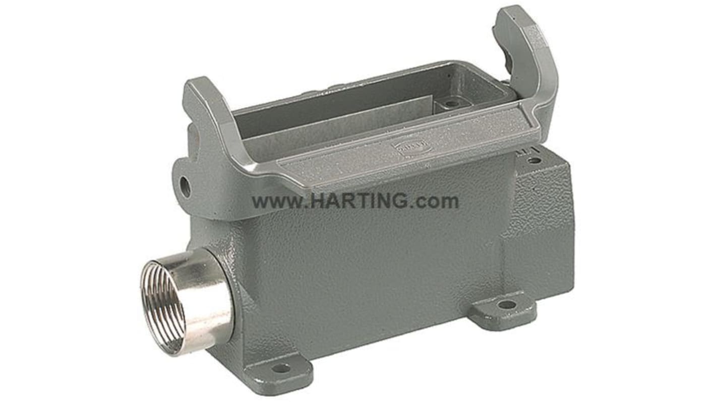 HARTING Han A Heavy Duty Power Connector Hood, PG16 Thread