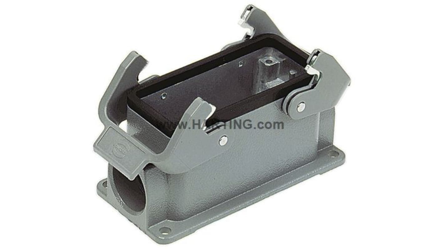 HARTING Han B Heavy Duty Power Connector Housing, M25 Thread, Side Entry