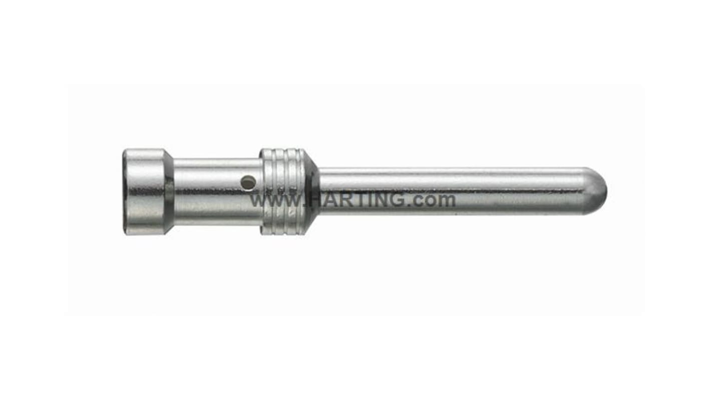 HARTING Han E Male 16A Crimp Contact Minimum Wire Size 1.5mm² Maximum Wire Size 1.5mm² for use with Heavy Duty Power