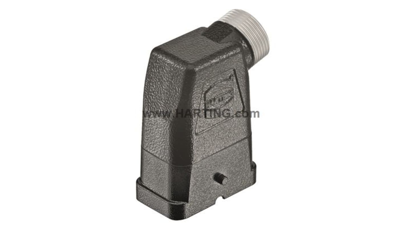 HARTING Han-Compact Heavy Duty Power Connector Hood, M25 Thread, Side Entry
