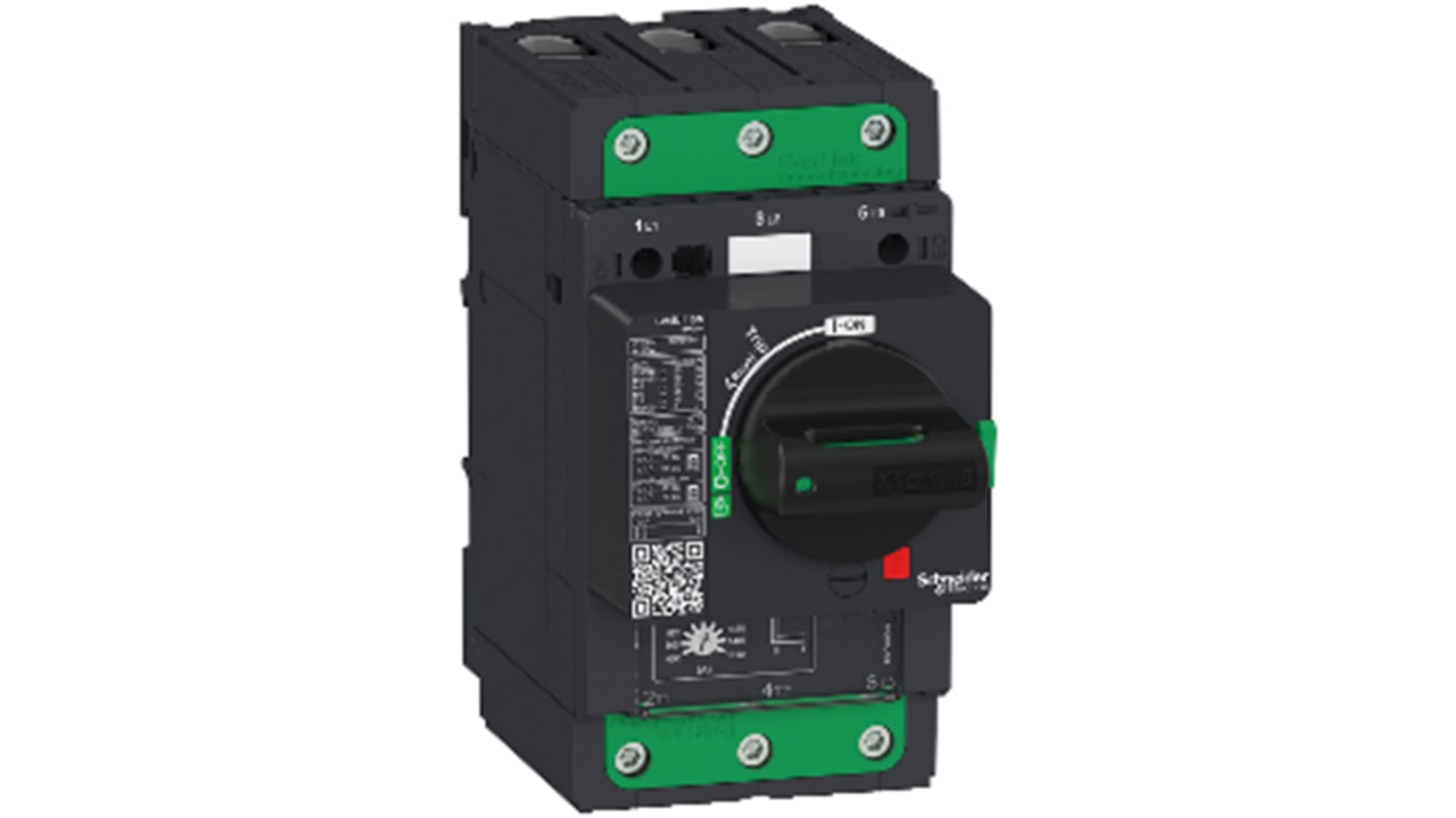 Schneider Electric TeSys Thermal Circuit Breaker - GV4L 3 Pole 690V ac Voltage Rating, 12.5A Current Rating