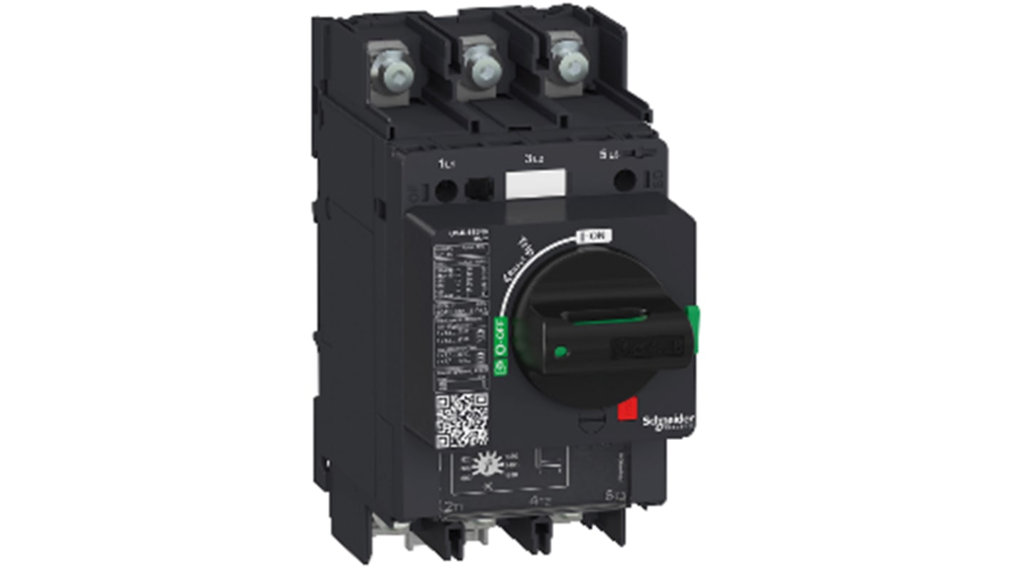 Schneider Electric TeSys Thermal Circuit Breaker - GV4L 3 Pole 690V ac Voltage Rating, 12.5A Current Rating