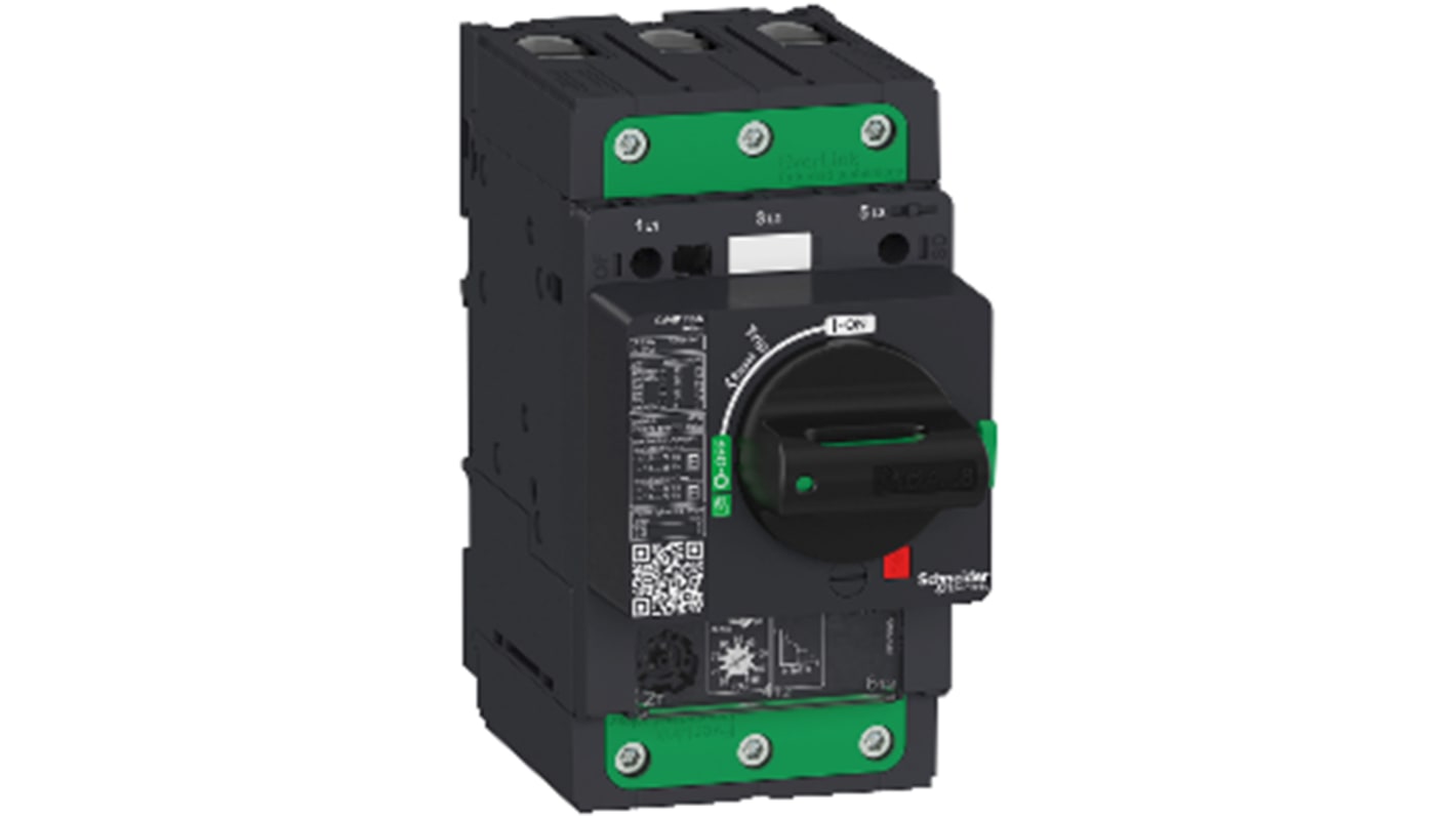 Schneider Electric TeSys Thermal Circuit Breaker - GV4P 3 Pole 690V ac Voltage Rating, 12.5A Current Rating