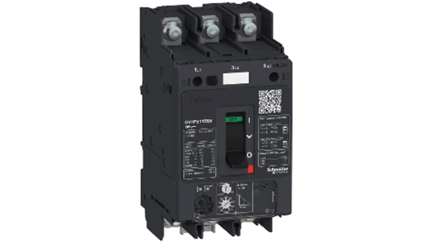 Schneider Electric TeSys Thermal Circuit Breaker - GV4PE 3 Pole 690V ac Voltage Rating, 7A Current Rating