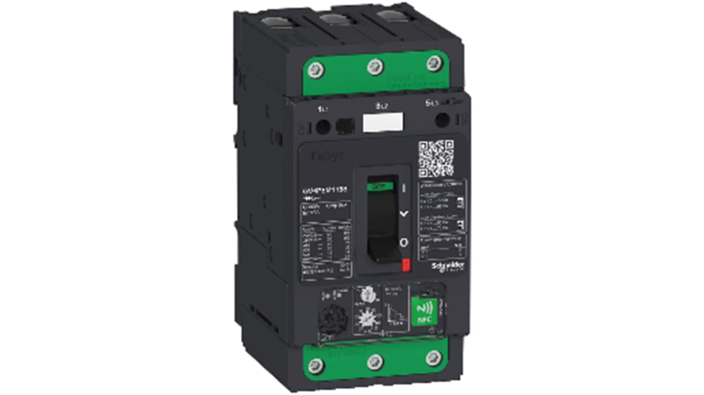 Schneider Electric TeSys Thermal Circuit Breaker - GV4PEM 3 Pole 690V ac Voltage Rating, 3.5A Current Rating