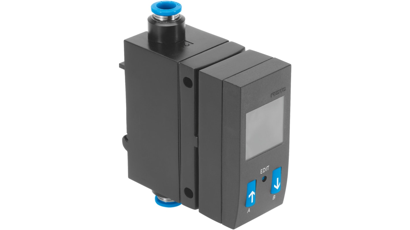 Festo SFAB Series Flow Sensor for Gas, 2 L/min Min, 200 L/min Max