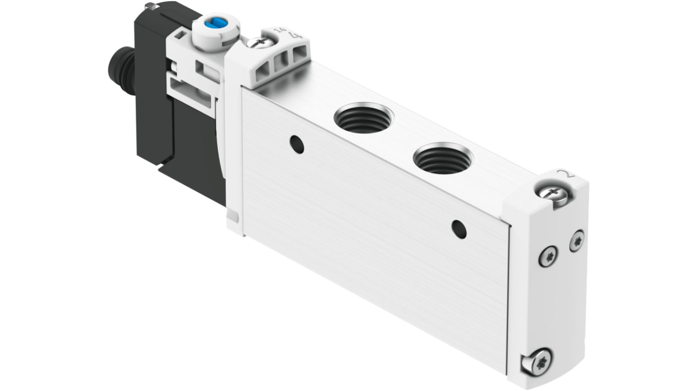 Festo 5/2 Solenoid Valve - Solenoid G 1/8 VUVG Series 24V dc, 8031508