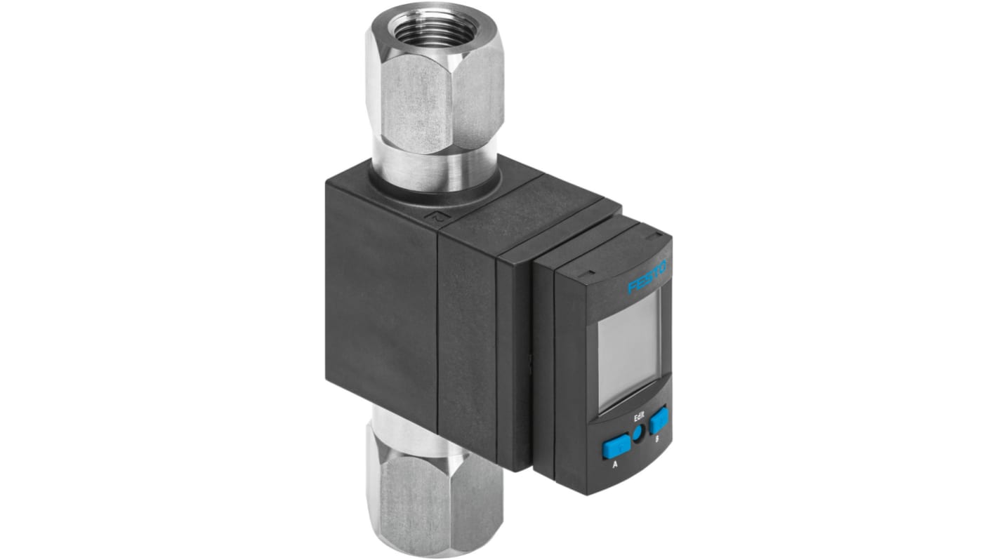 Rs-Online Sensore di flusso Festo per Liquidi flusso 1 8 l/min → 32 L/min