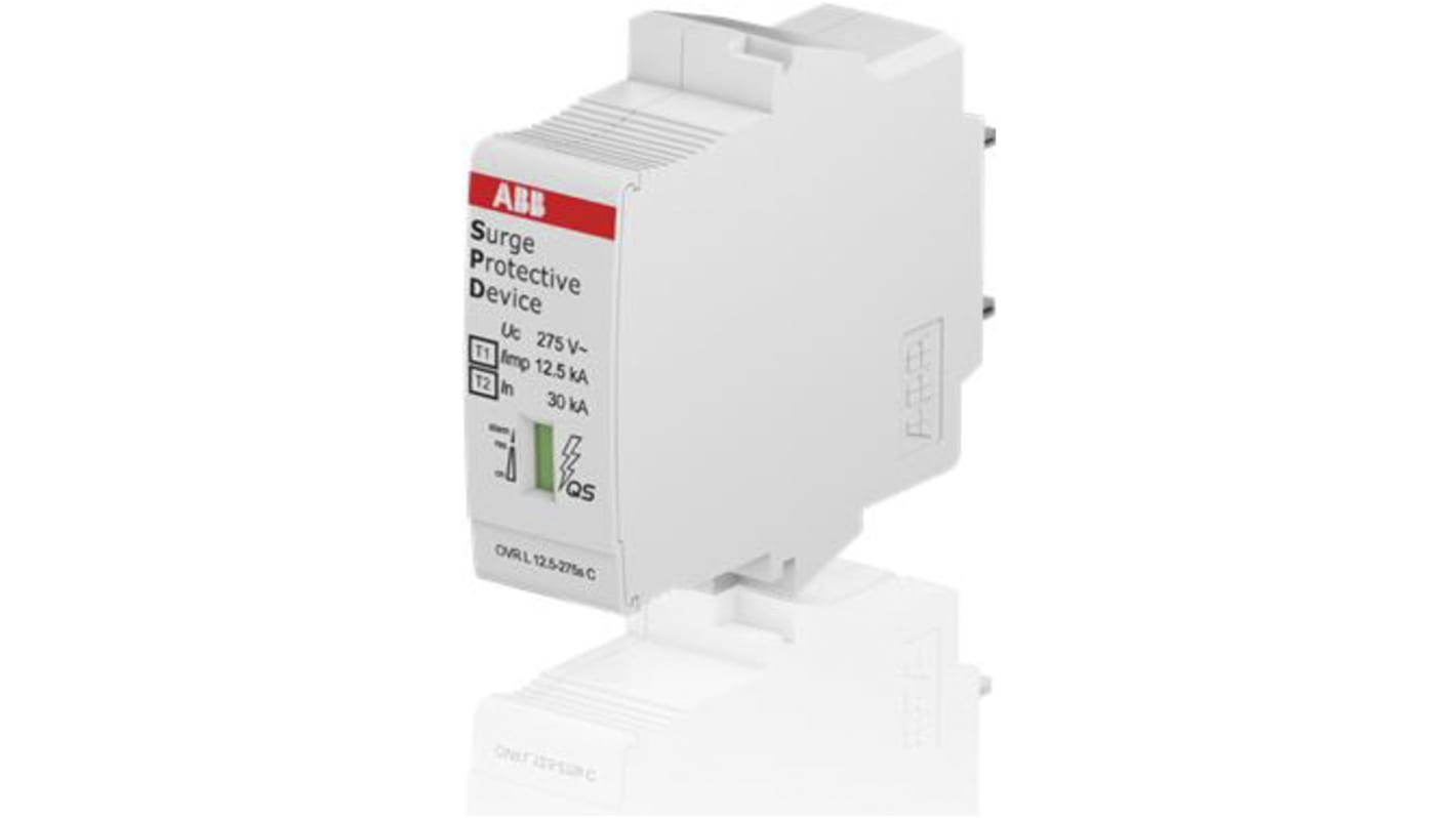 ABB, OVR Surge Protection Device 275 V Maximum Voltage Rating 80kA Maximum Surge Current Surge Protection Device