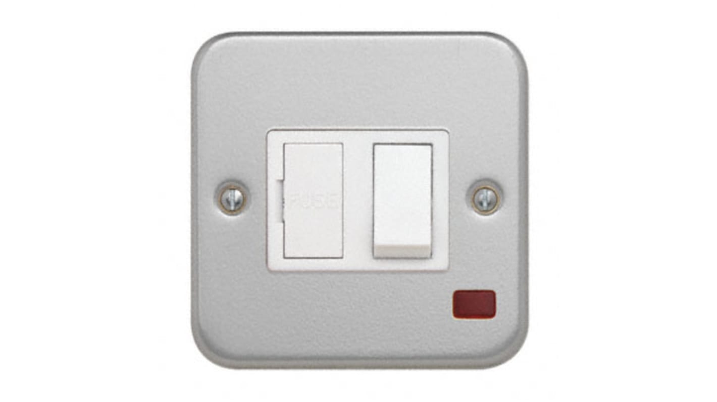 Contactum 13A, 1 Gang Switched Fused Spur IP2X