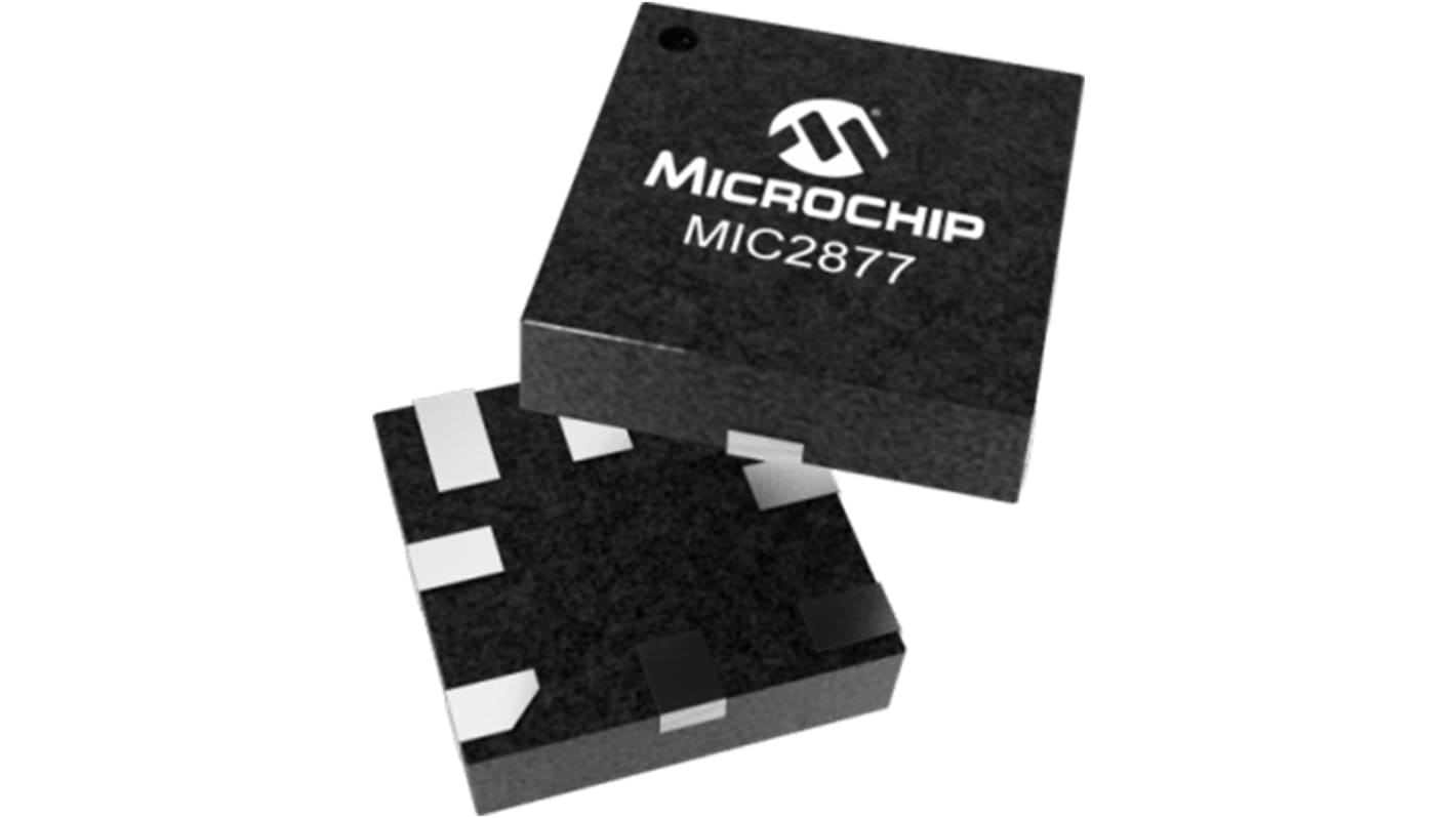 Microchip MIC2877-5.0YFT-TR, 1 Buck Boost Switching, Buck/Boost Converter 2A, 2 MHz 8-Pin, FTQFN