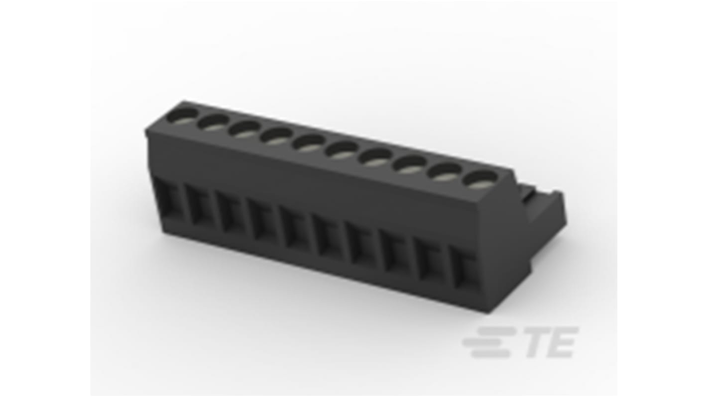 TE Connectivity, 5mm Pitch, TB, 10 Way, , Pluggable Terminal Block, Plug, Cable Mount, Screw Termination, 1-2305909-0