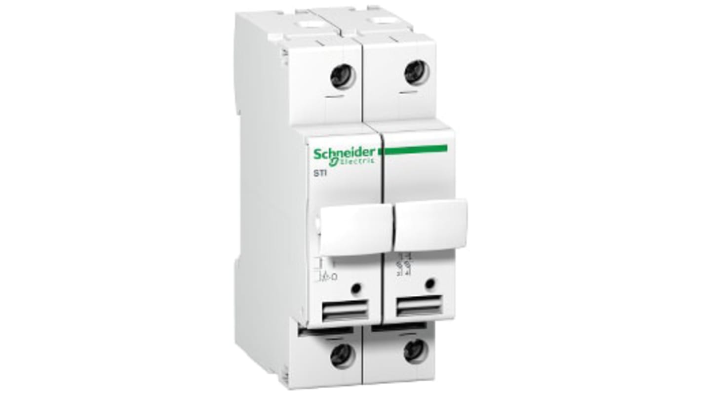Schneider Electric Fuse Switch Disconnector, 2 Pole, 10A Max Current, 10A Fuse Current