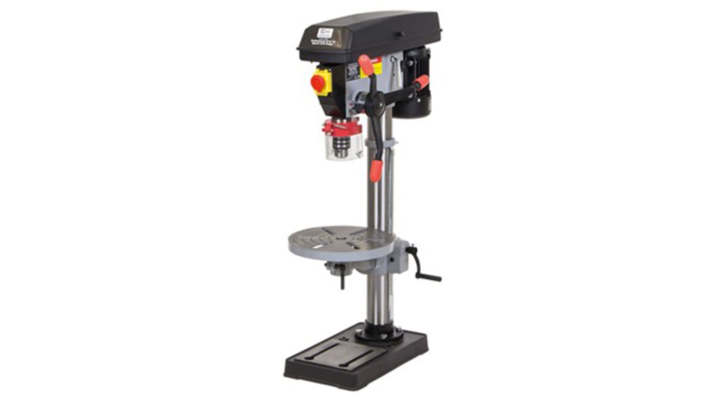 Taladro de columna de banco SIP de 375W, 2770rpm, altura tot. 980mm, mesa de 290mm, collarín de 55mm