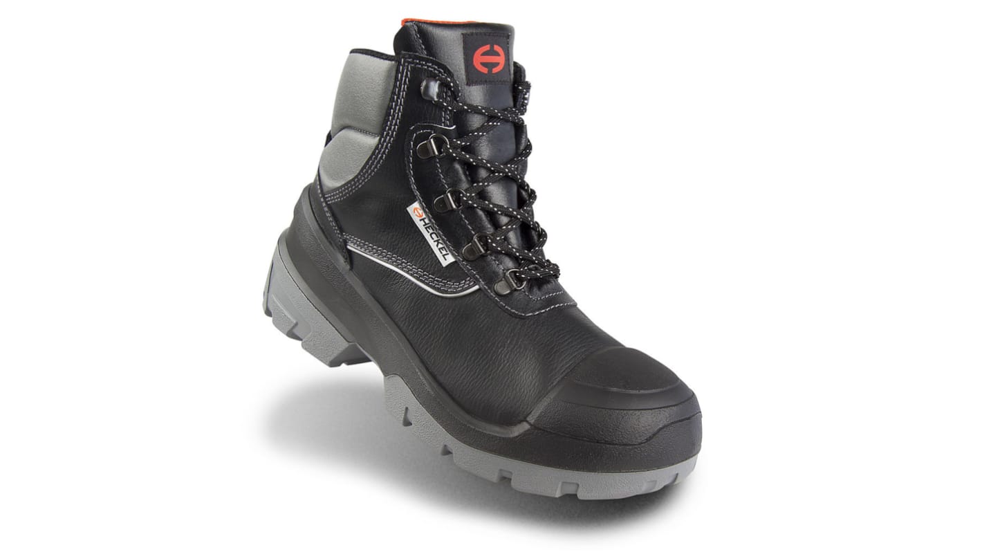 8888 XXL PRO Black Steel Toe Capped Men's Ankle Safety Boots, UK 12, EU 47