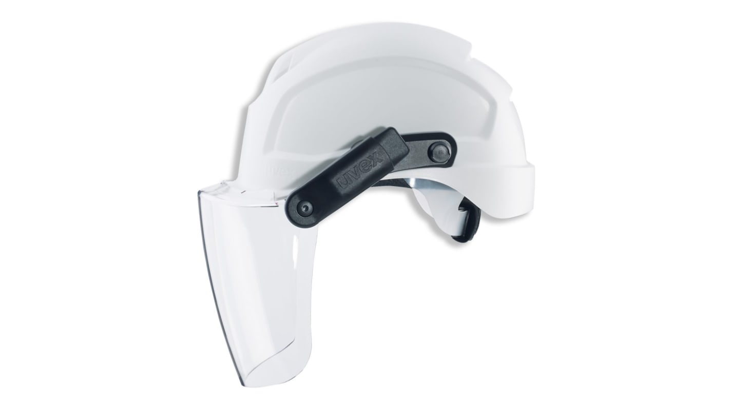 Uvex Clear PC Visor, Resistant To Liquids, Molten Metal