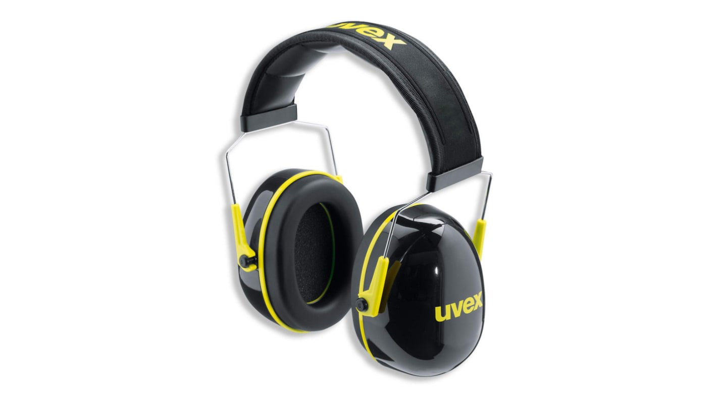 uvex K , SNR 32dB, col. Nero, Giallo Cuffie antirumore