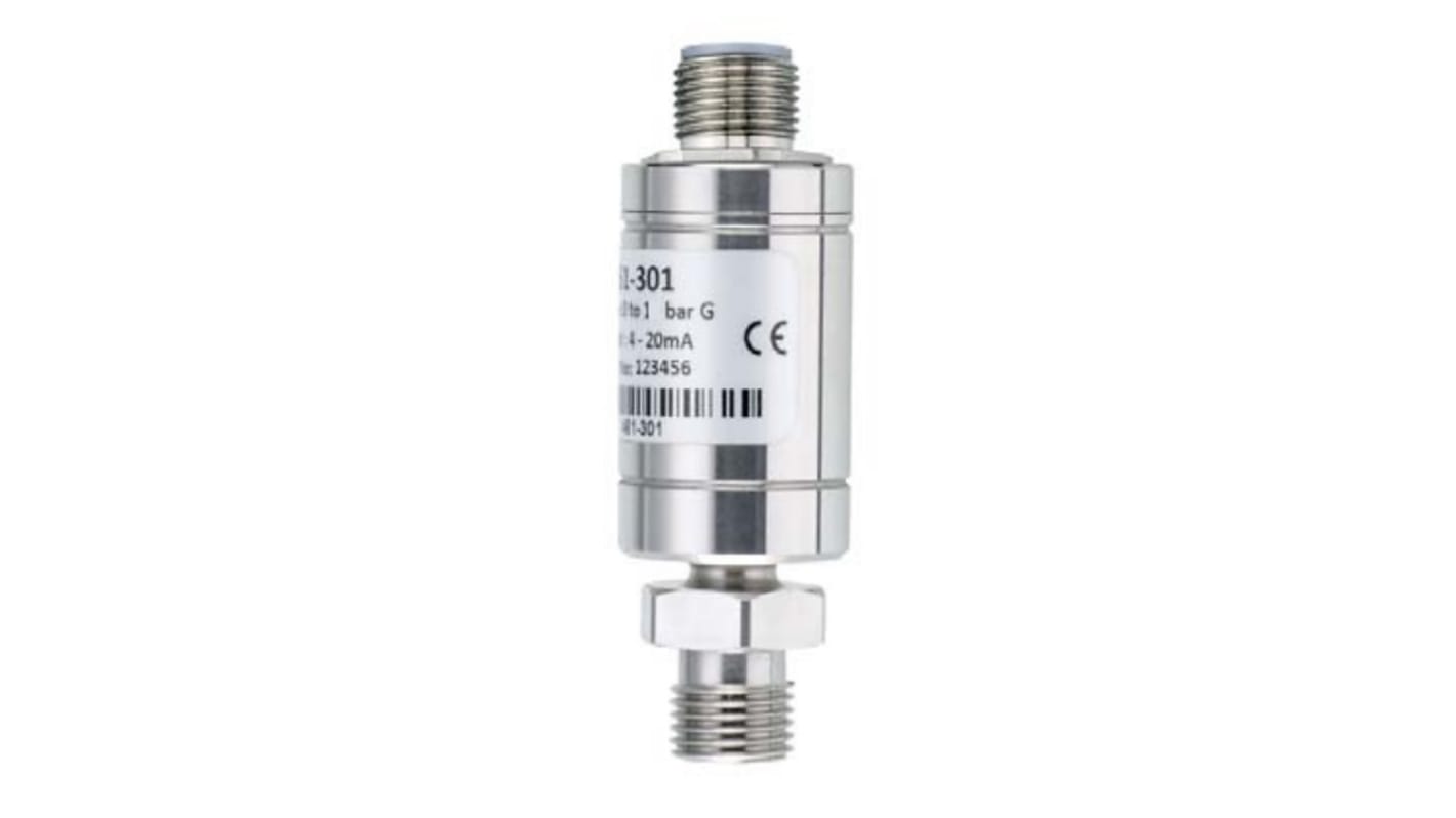 RS PRO Pressure Sensor, 0psi Min, 100psi Max, Analogue Output, Relative Reading
