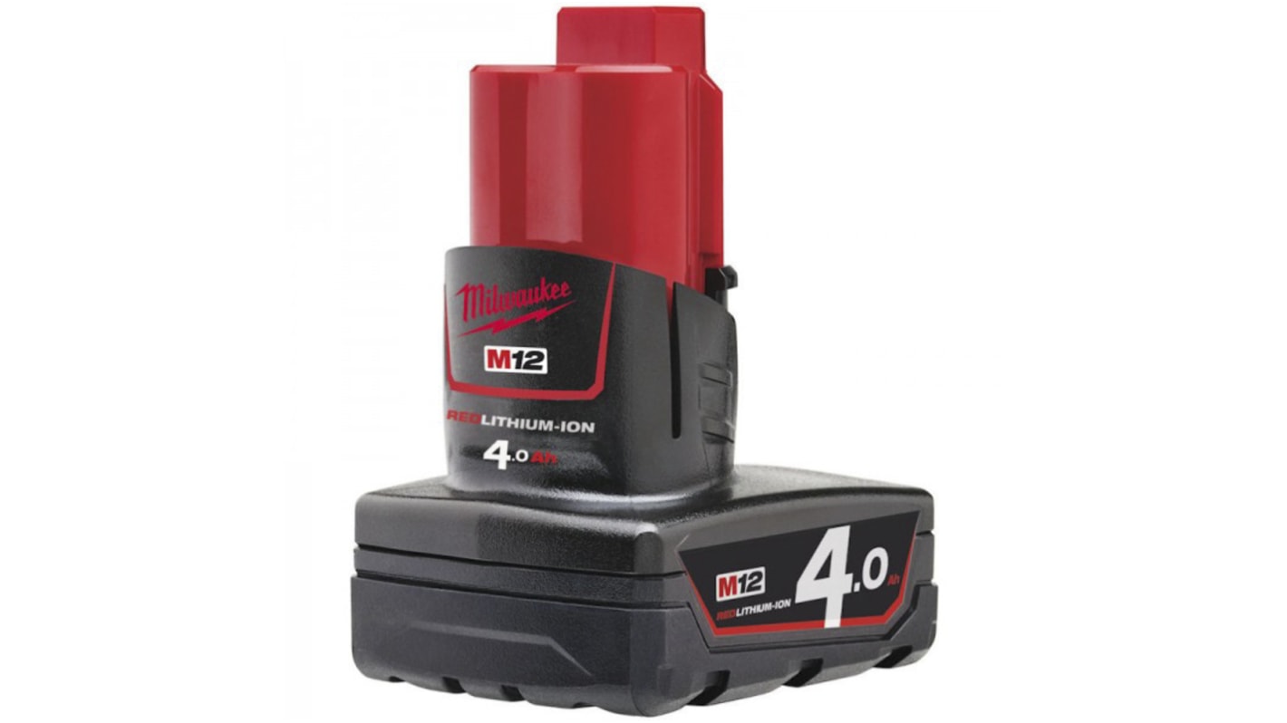 Batteria per utensili elettrici Milwaukee Li-Ion da 12V, 4Ah