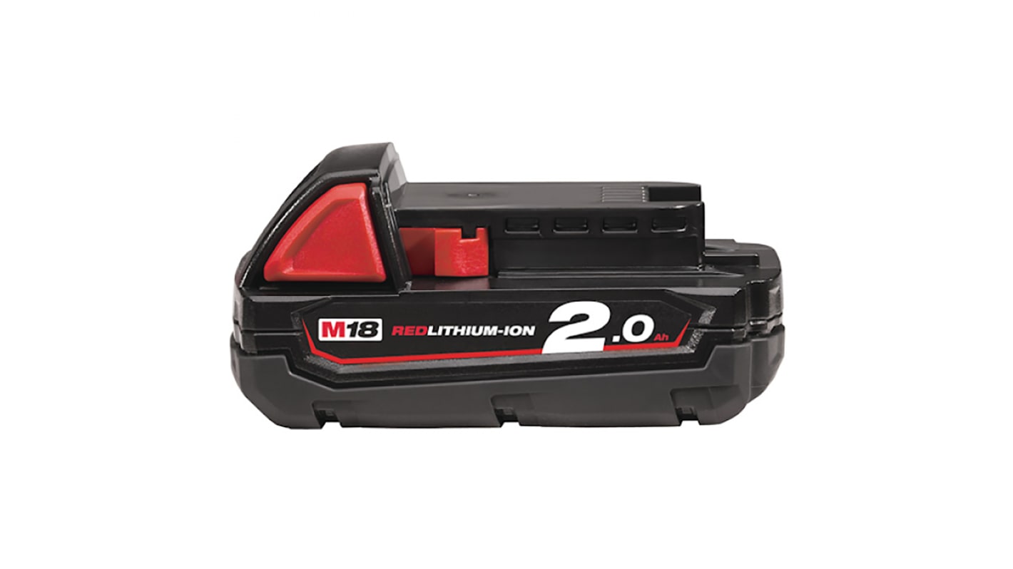 Milwaukee M18B2 2Ah 18V Power Tool Battery For Use With M18 Series RS