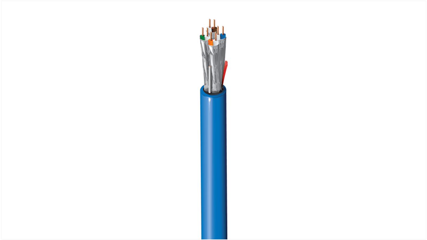 Kabel Ethernet Cat6a długość 500m Niezakończony Belden LSZH l. żył: 8 średnica 6.9mm