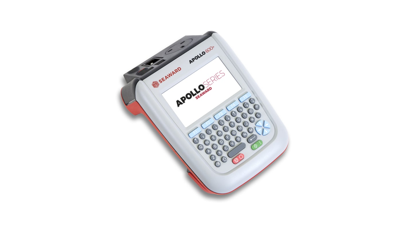 Comprobador de dispositivos portátiles (PAT) Seaward Apollo 600+, calibrado UKAS