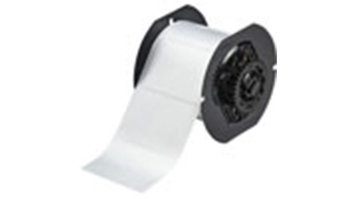 Brady B-434A Silver Label Roll, 76.20mm Width, 50.8mm Height, 500Per Roll Qty