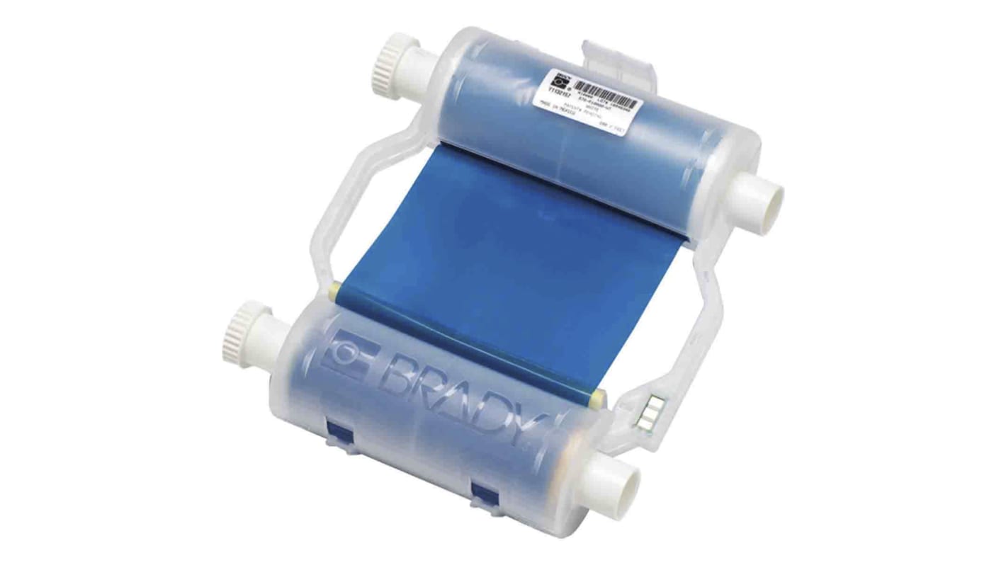 Brady B30-R10000-BL Blue Label Printer Ribbon, 110mm Width
